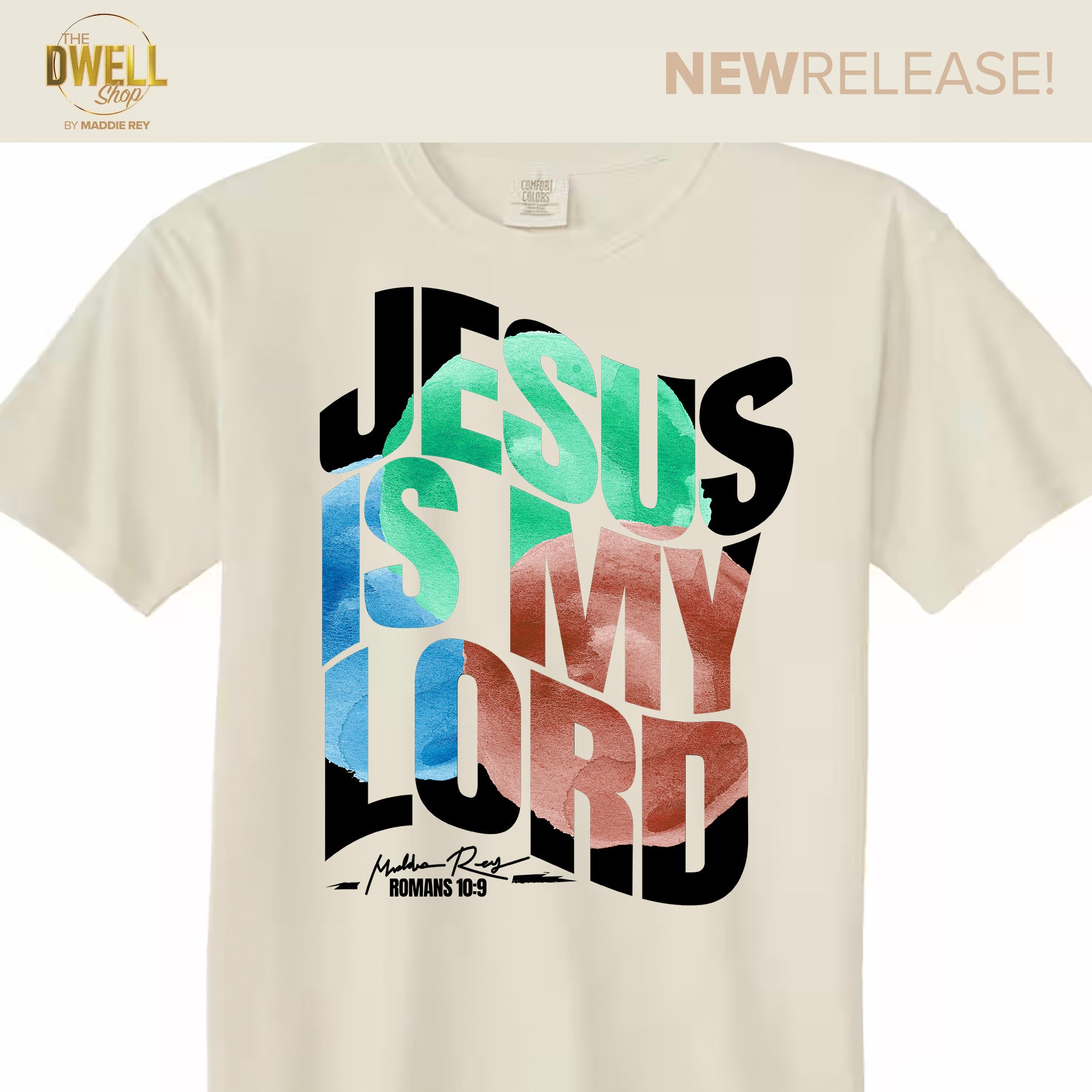 Jesus Is My Lord (English) - Tan T-Shirt – The Dwell Shop