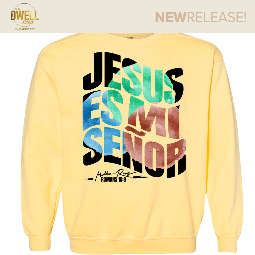 Jesus Es Mi Señor (Spanish) - Yellow Crewneck