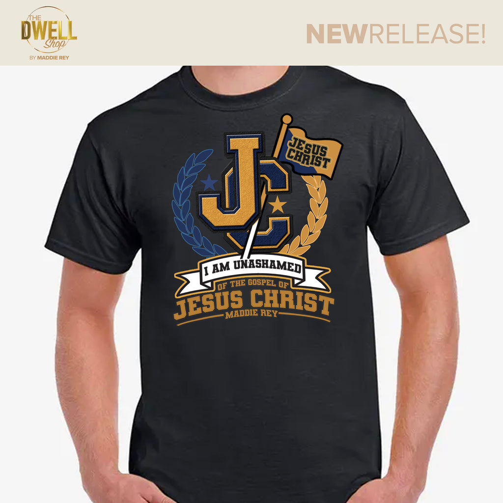 Jesus Christ "Varsity" Blue - T-shirt