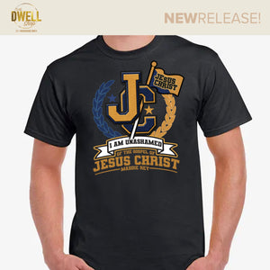 Jesus Christ "Varsity" Blue - T-shirt