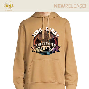 Jesus Christ Has Changed My Life - Tan Hoodie