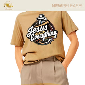 Jesus Is My Everything - Tan T-shirt