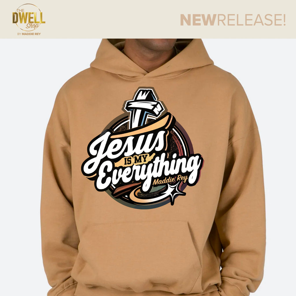 Jesus Is My Everything - Tan Hoodie
